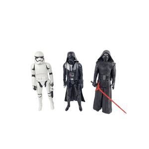 Star Wars Darth Vader, Kylo Ren & First Order Storm Trooper 11-12 inch tall Lot